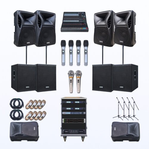 Paket LUX-9 Professional Indoor & Oudoor Sound System Speaker AUDERPRO Original Bergaransi