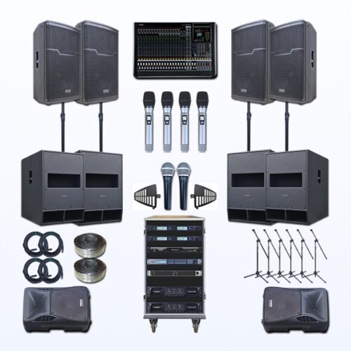 Paket TITANIUM TT-9 Professional Sound System Speaker AUDERPRO Untuk Indoor & Outdoor