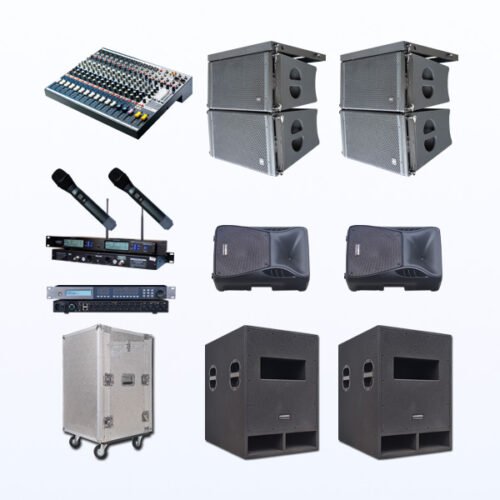 Paket BLA9 Professional Sound System Line Array Aktif SOUNDCRAFT + AUDERPRO