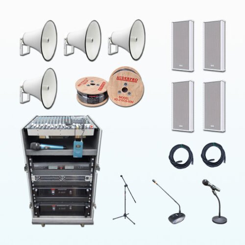 Paket BMS7 Tata Suara Audio Sound System MASJID SEDANG Column Speaker AUDERPRO