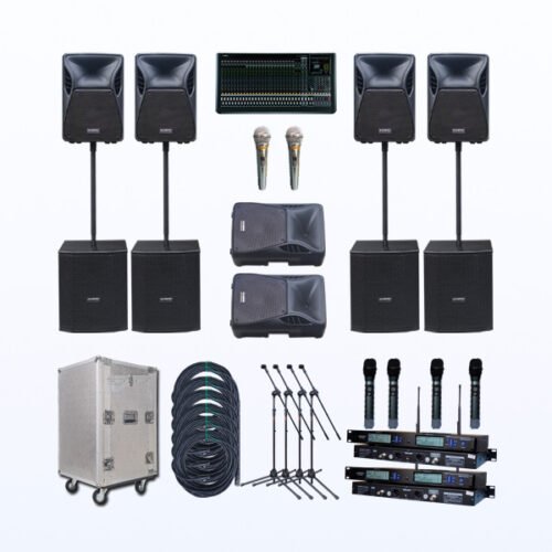 Paket LUX 9 Professional Sound System Speaker Aktif YAMAHA+ AUDERPRO