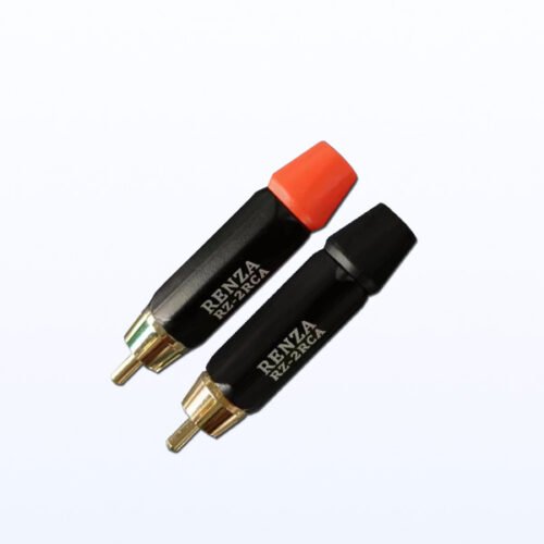 Jack Konektor RCA RENZA RZ-2RCA Original Bahan Kuat Awet Tahan Lama Rendah Noise