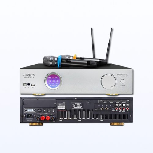 Digital Mixer Amplifier Karaoke AUDERPRO HARMONY 4 Cocok Untuk Karaoke & Meeting+ 2 Mic AP-929H