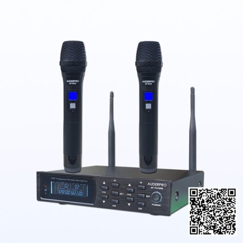 Microphone Wireless AUDERPRO AP-926WM-HH Slim 2 Mic Genggam Original Garansi Resmi 1 Tahun