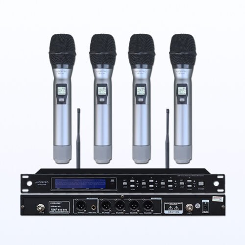 Microphone Wireless AUDERPRO AP-929WM-4H Digital 4 Unit Genggam Original Garansi 1 Tahun