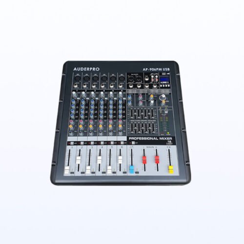 Power Mixer Professional AUDERPRO AKORD AP-906PM USB 6 Chanel Built-In Soundcard Original Garansi