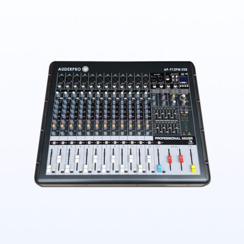 Power Mixer Professional AUDERPRO AKORD AP-912PM USB 12 Chanel Built-In Soundcard Original Garansi