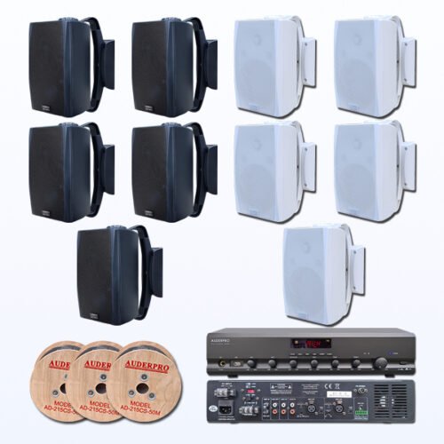 Paket BOC3 Sound System Softmusik Hotel Kantor Cafe Galery Speaker AUDERPRO ORCEST AD-65040