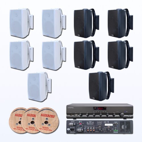 Paket BOC4 Sound System Softmusik Hotel Kantor Cafe Galery Speaker AUDERPRO ORCEST AD-55020