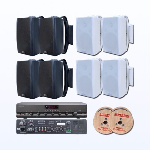 Paket BOC5 Sound System Softmusik Hotel Kantor Cafe Galery Speaker AUDERPRO ORCEST AD-65040