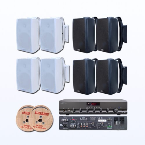 Paket BOC6 Sound System Softmusik Hotel Kantor Cafe Galery Speaker AUDERPRO ORCEST AD-55020