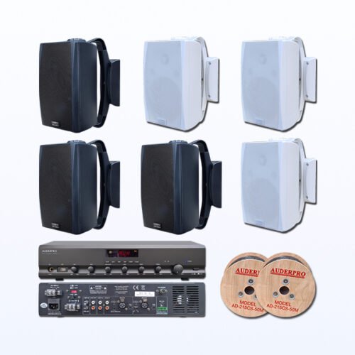 Paket BOC7 Sound System Softmusik Hotel Kantor Cafe Galery Speaker AUDERPRO ORCEST AD-65040