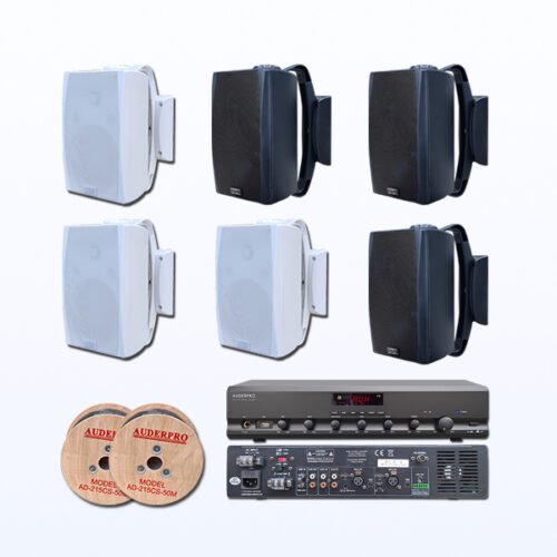 Paket BOC8 Sound System Softmusik Hotel Kantor Cafe Galery Speaker AUDERPRO ORCEST AD-55020