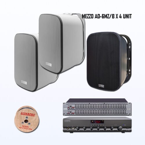 Paket BMZ11 Sound System Softmusik Resto Hotel Kantor Cafe Pakai Speaker AUDERPRO MEZZO AD-6MZ