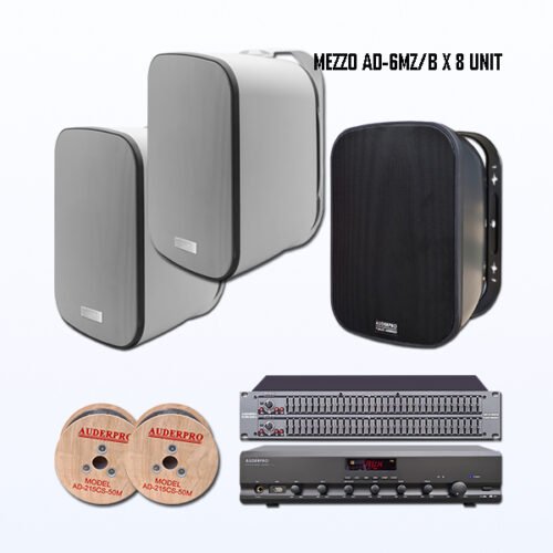 Paket BMZ7 Sound System Softmusik Resto Hotel Kantor Cafe Pakai Speaker AUDERPRO MEZZO AD-6MZ