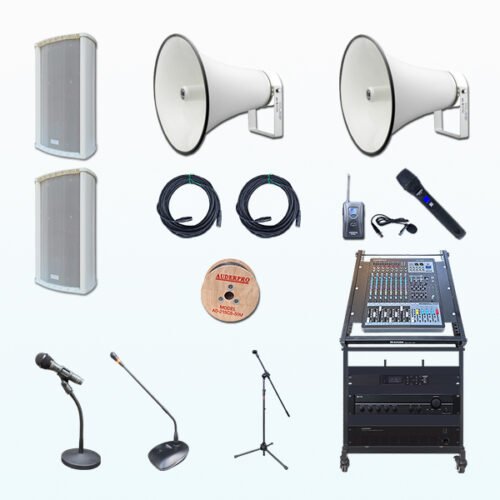 Paket BMK6 Tata Suara Audio Sound System MASJID KECIL Column Speaker AUDERPRO AD-62060CS