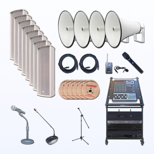 Paket BMS2 Tata Suara Audio Sound System MASJID SEDANG Column Speaker AUDERPRO AD-62120CS