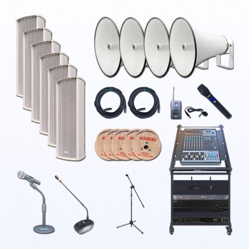 Paket BMS5 Tata Suara Audio Sound System MASJID SEDANG Column Speaker AUDERPRO AD-62120CS