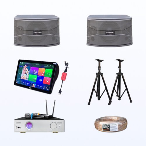 Paket BKB10 Sound System Digital Home Karaoke AUDERPRO Harmony + KJB HM-88 ACE Harddisk 4 TB