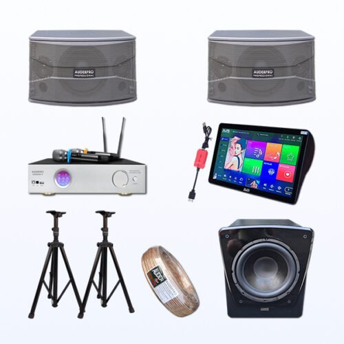 Paket BKB7 Sound System Digital Home Karaoke AUDERPRO Harmony + KJB HM-88 ACE Harddisk 4 TB