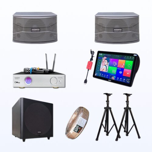 Paket BKB8 Sound System Digital Home Karaoke AUDERPRO Harmony + KJB HM-88 ACE Harddisk 4 TB