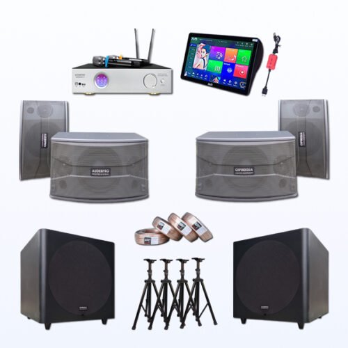 Paket BKJ4 Sound System Digital Home Karaoke AUDERPRO Harmony + KJB HM-88 ACE Harddisk 2 TB