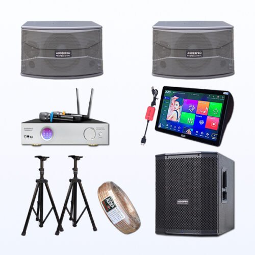 Paket BKJ5 Sound System Digital Home Karaoke AUDERPRO Harmony + KJB HM-88 ACE Harddisk 2 TB