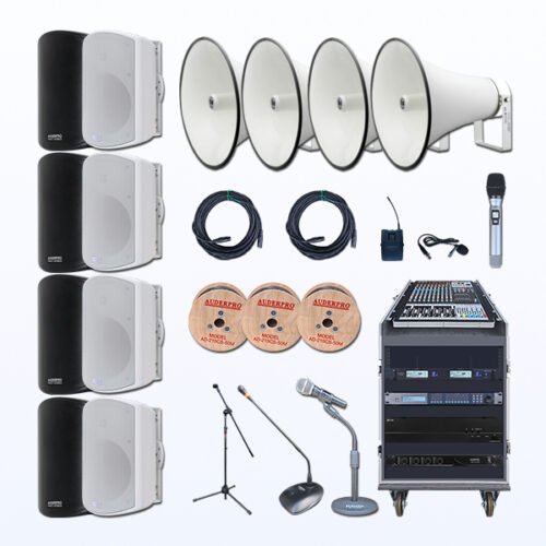 Paket BMB10 Tata Suara Sound System MASJID BESAR Speaker Wall MELODY AUDERPRO AD-8MB-MW