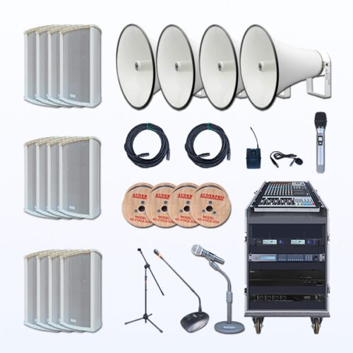 Paket BMB6 Tata Suara Sound System MASJID BESAR Speaker Column Premium AUDERPRO AD-62060CS