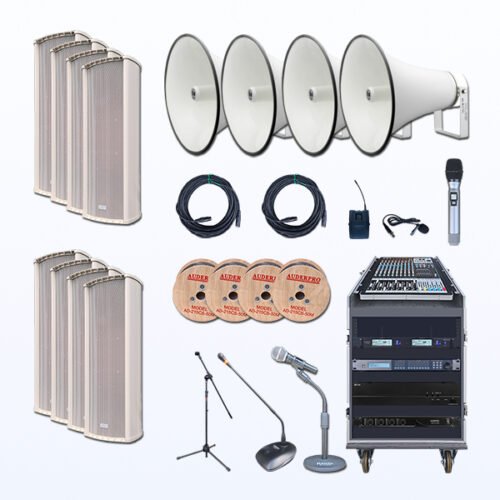 Paket BMB8 Tata Suara Sound System MASJID BESAR Speaker Column Premium AUDERPRO AD-62120CS