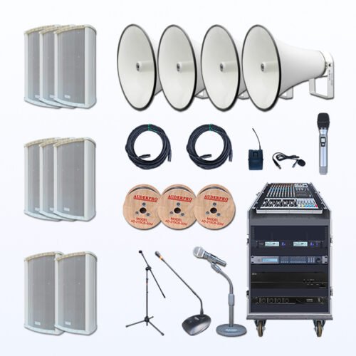 Paket BMB9 Tata Suara Sound System MASJID BESAR Speaker Column Premium AUDERPRO AD-62060CS