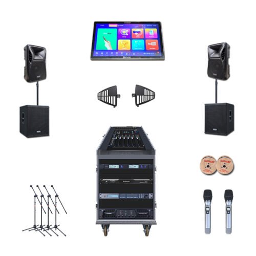 Paket BKP13 Sound System Karaoke Professional AUDERPRO Mixer Digital + PLAY M19 HDD 4TB