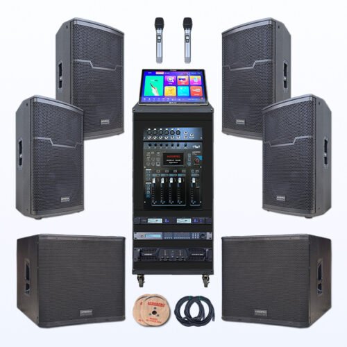 Paket BKTV1 Sound System Digital KTV Karaoke AUDERPRO Akord + GEISLER PLAY M19 HDD 4TB