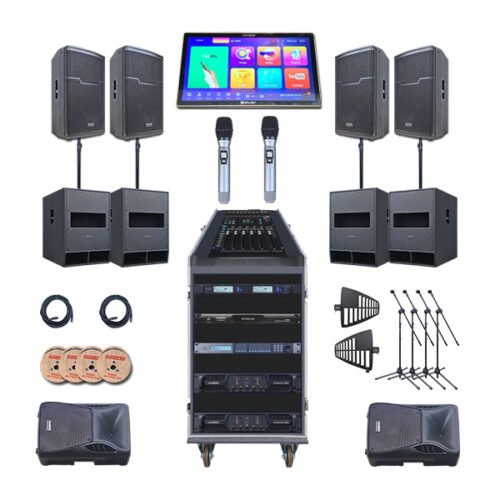 Paket BKP2 Sound System Karaoke Professional AUDERPRO Mixer Digital + PLAY M19 HDD 4TB