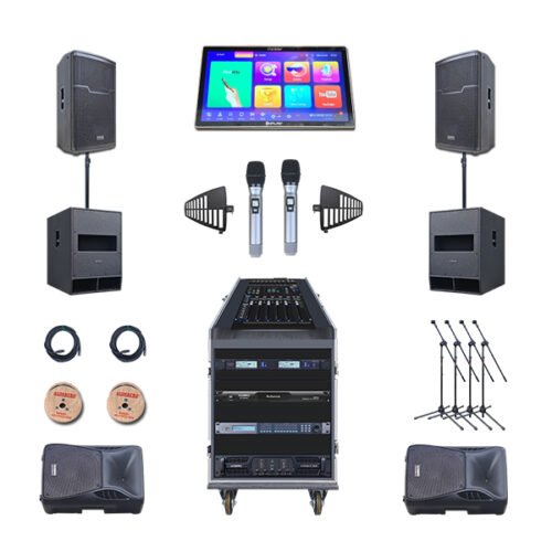 Paket BKP5 Sound System Karaoke Professional AUDERPRO Mixer Digital + PLAY M19 HDD 4TB
