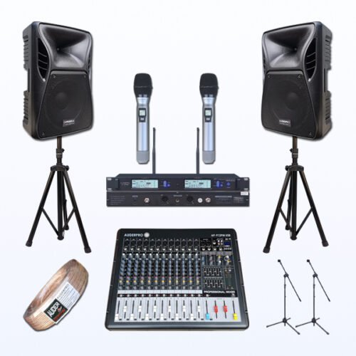 Paket RAPAT SEDANG BRS-4 Sound System Meeting Speaker Pasif Merek AUDERPRO Original