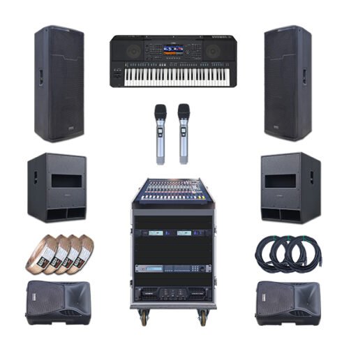 Paket BOT-1 Professional Sound System Organ Tunggal SOUNDCRAFT + AUDERPRO Original Garansi