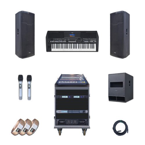 Paket BOT-11 Professional Sound System Organ Tunggal SOUNDCRAFT + AUDERPRO Original Garansi