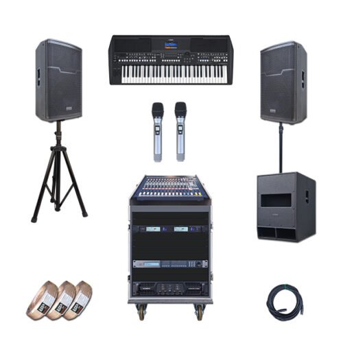 Paket BOT-12 Professional Sound System Organ Tunggal SOUNDCRAFT + AUDERPRO Original Garansi