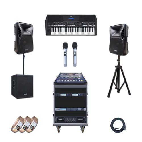 Paket BOT-15 Professional Sound System Organ Tunggal SOUNDCRAFT + AUDERPRO Original Garansi