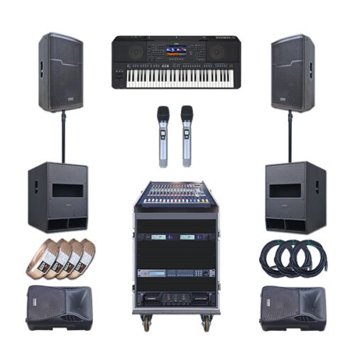 Paket BOT-3 Professional Sound System Organ Tunggal SOUNDCRAFT + AUDERPRO Original Garansi