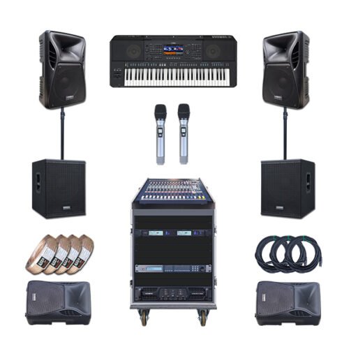 Paket BOT-5 Professional Sound System Organ Tunggal SOUNDCRAFT + AUDERPRO Original Garansi