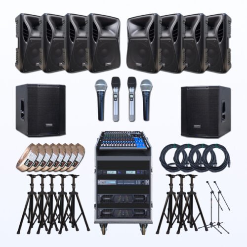 Paket PREMIUM 4 Professional Sound System Auditorium Speaker Pasif YAMAHA + AUDERPRO Original