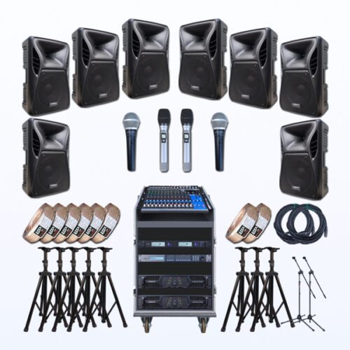 Paket PREMIUM 8 Professional Sound System Auditorium Speaker Pasif YAMAHA + AUDERPRO Original