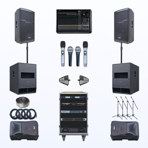 Paket TITANIUM TT-12 Professional Sound System Speaker AUDERPRO Untuk Indoor & Outdoor