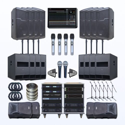Paket TITANIUM TT-2 Professional Sound System Speaker AUDERPRO Untuk Indoor & Outdoor