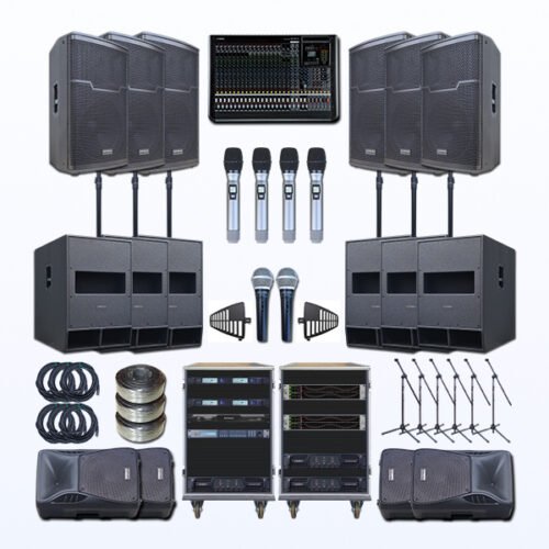 Paket TITANIUM TT-5 Professional Sound System Speaker AUDERPRO Untuk Indoor & Outdoor