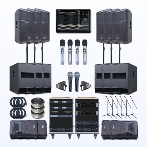 Paket TITANIUM TT-6 Professional Sound System Speaker AUDERPRO Untuk Indoor & Outdoor