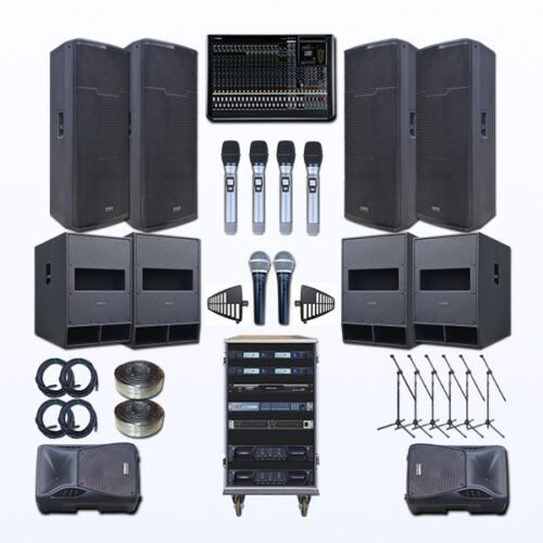 Paket TITANIUM TT-7 Professional Sound System Speaker AUDERPRO Untuk Indoor & Outdoor