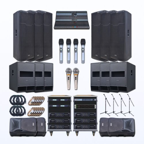 Paket LUX-1 Professional Indoor & Oudoor Sound System Speaker AUDERPRO Original Bergaransi
